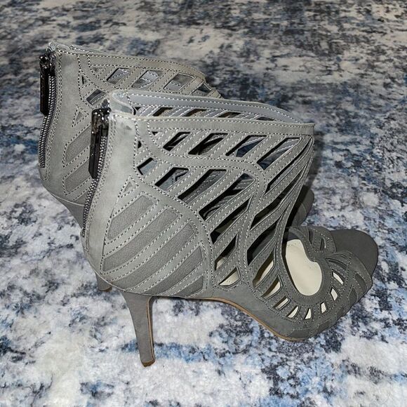 Grey BCBGeneration Strappy 'Drita' Sandal - 10 - Picture 4 of 6